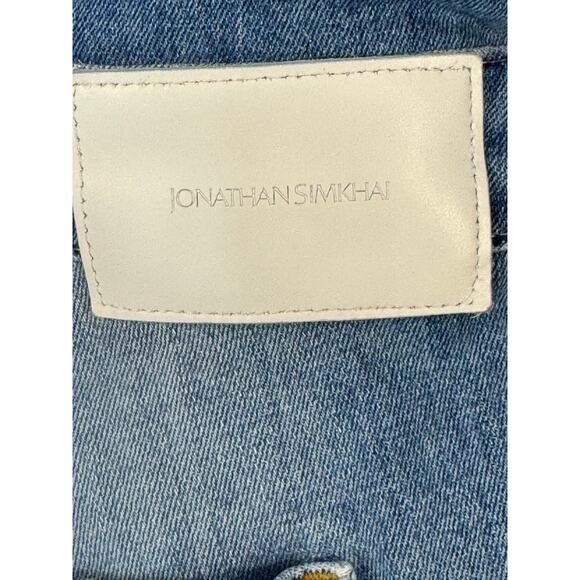 Jonathan Simkhai Denim Zipper Utility Jumpsuit Jean BodySuit Onesie 6 Small - Picture 15 of 16